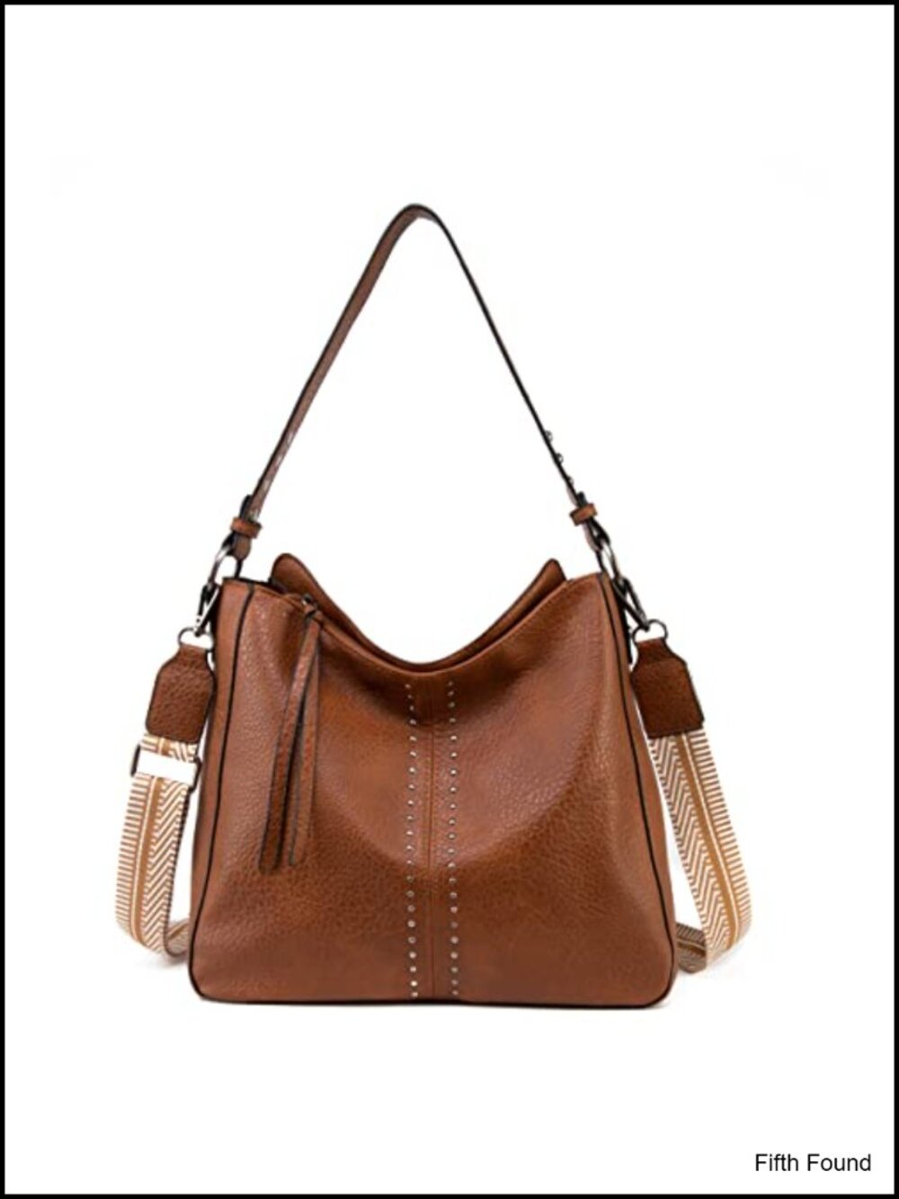 Vegan Leather Hobo Bag Top Handle Shoulder Purse Bucket Handbag